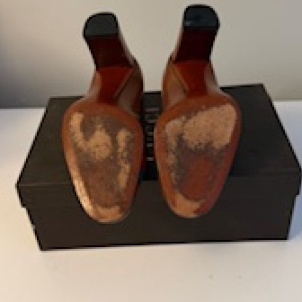 Authentic Vintage Gucci Round Toe Heels - Size 7.5 - Picture 2 of 13